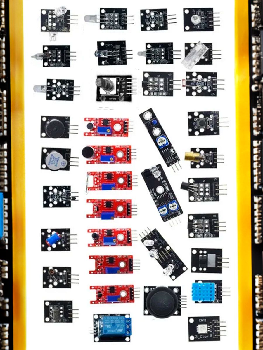 Комплект датчиков для моделирования (37шт) Arduino Sensor Kit картинка №1