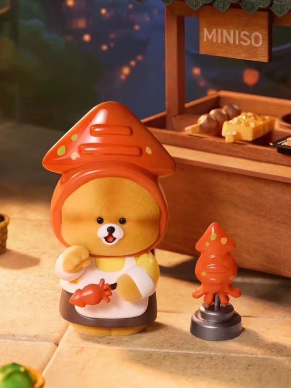Коллекционные фигурки Mochi от MINISO (SIZZLING SQUID SHACK) картинка №1