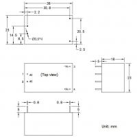 Модуль питания AC-DC, вход AC 220В, выход DC 3В, 5Вт HLK-5M03 картинка №2