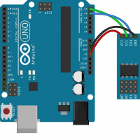 AT24C256 модуль I2C EEPROM памяти на 256 Кб картинка №2