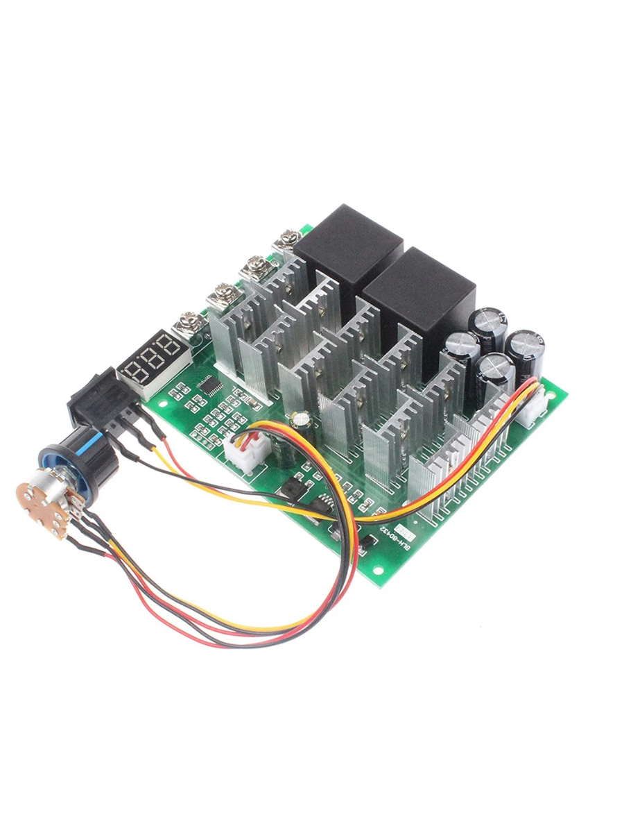 ШИМ-контроллер скорости двигателя постоянного тока 10-55 В картинка №2