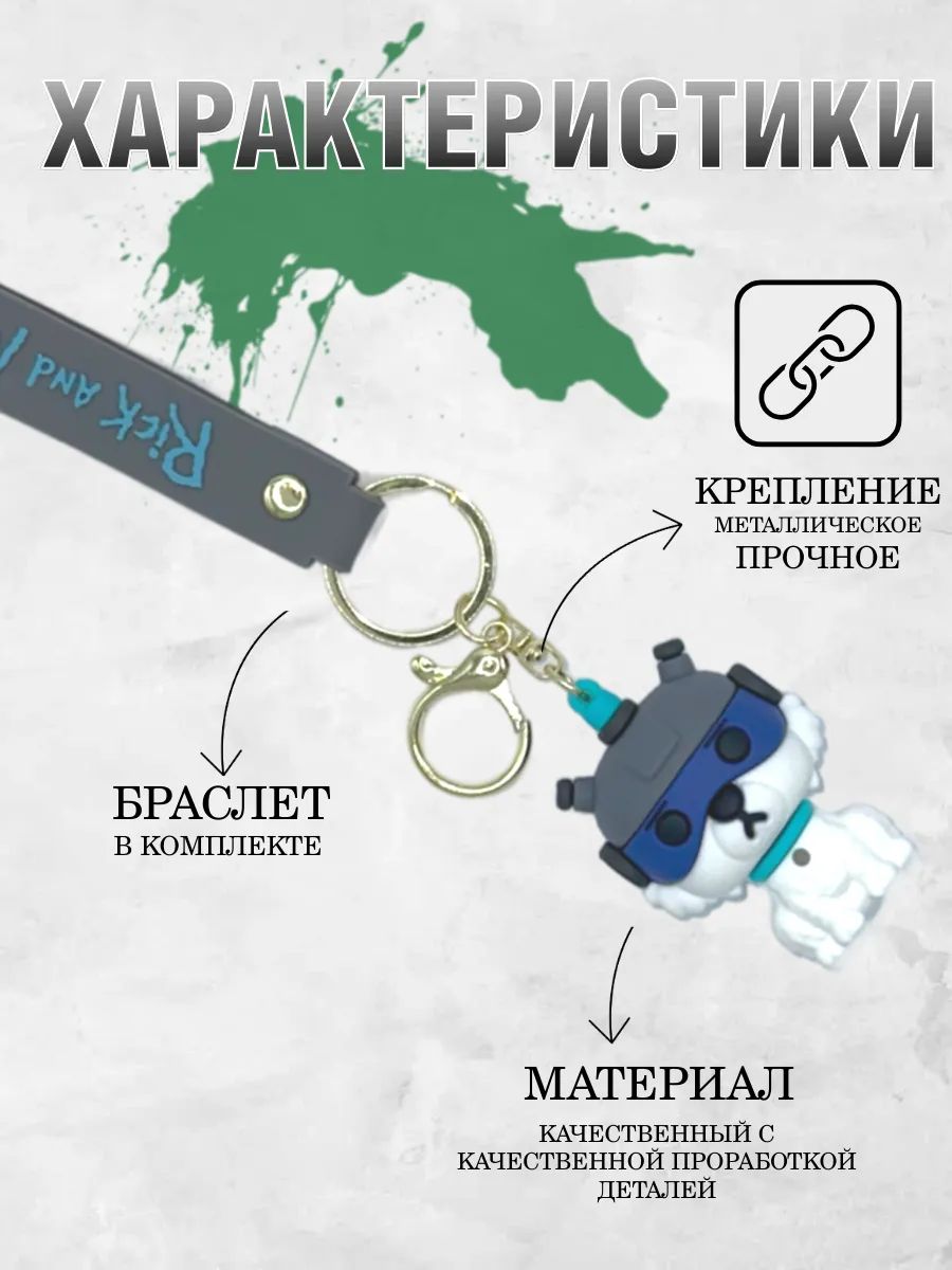 Брелок Рик и Морти игрушка Снаффлз картинка №3