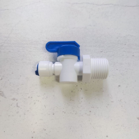 Кран переходник прямой 1/4