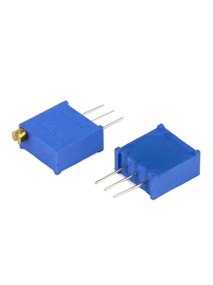 Подстроечный резистор 3296W 200кОм код 204 картинка №3