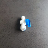 Кран переходник прямой 1/4