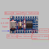 STM8 отладочная плата на микроконтроллере STM8S103F3P6 картинка №2