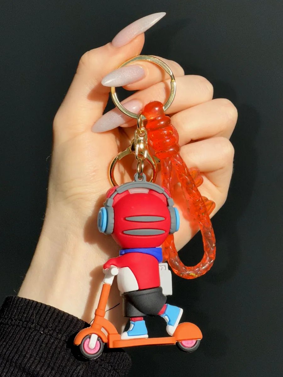 Брелок для ключей Лягушка подвеска для сумки, телефона картинка №2