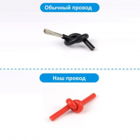 Провод электрический 24AWG, 0.2 кв.мм черный многожильный картинка №4