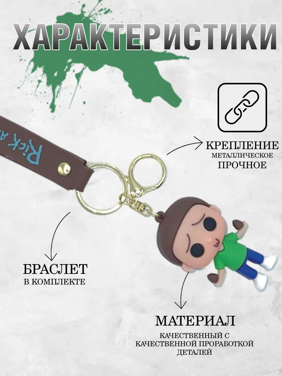 Брелок Рик и Морти игрушка Морти картинка №3