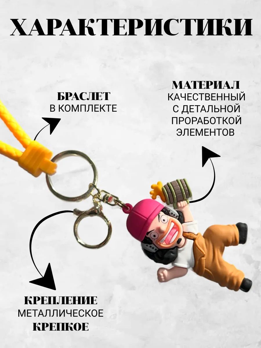 Брелок для ключей Пивные человечки подвеска для сумки картинка №3