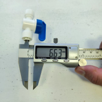 Кран переходник прямой 1/4