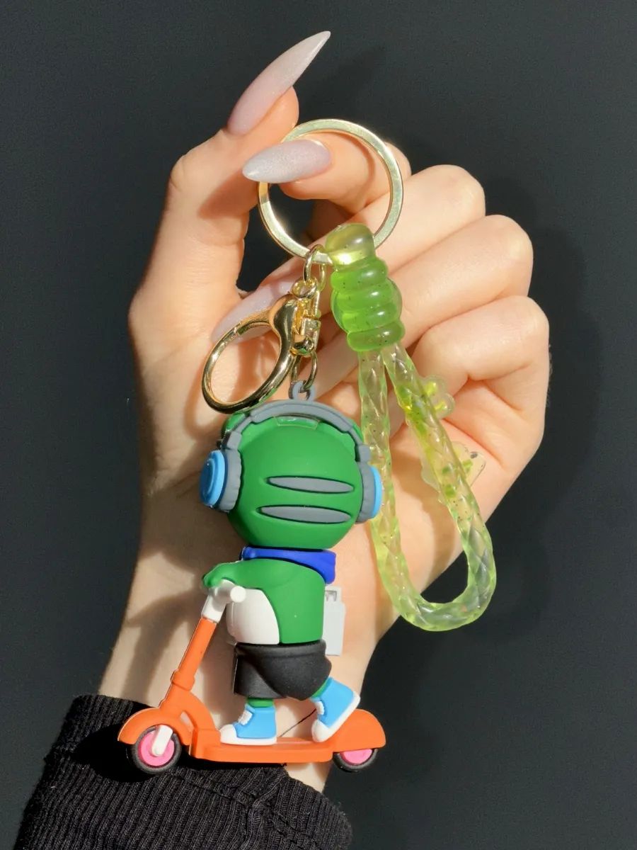 Брелок для ключей Лягушка подвеска для сумки, телефона картинка №2