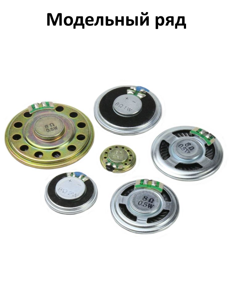 Рупорный громкоговоритель динамик 8 Ом 0.5 Вт 40мм картинка №3