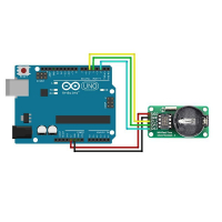 Модуль часов реального времени DS1302 без батарейки для Arduino картинка №2