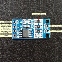 Модуль CAN шины на чипе TJA1050 с управлением по I2C картинка №2