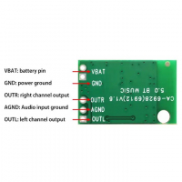 CA-6928 модуль аудиоусилителя с Bluetooth приемником картинка №2
