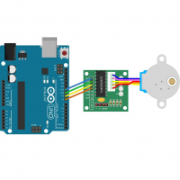 Комплект шаговый двигатель 28BYJ48 + драйвер на ULN2003 для Arduino картинка №2