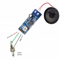 Модуль моно аудио усилителя на базе LM386 картинка №2