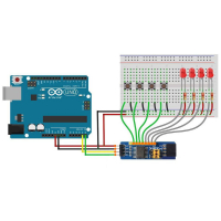 Модуль расширения GPIO портов PCF8574 для Arduino картинка №2